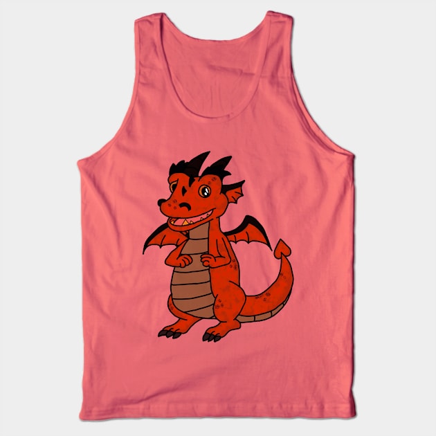 Smaug the Cuddler in Color Tank Top by Be Bold Designs